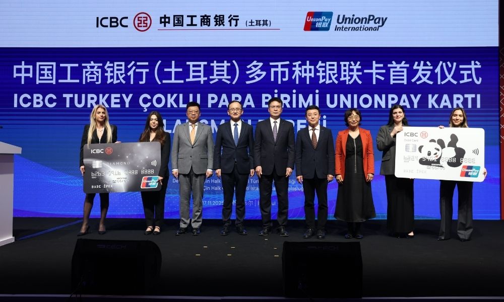ICBC Turkey Beş Para Birimli Kartı Sundu