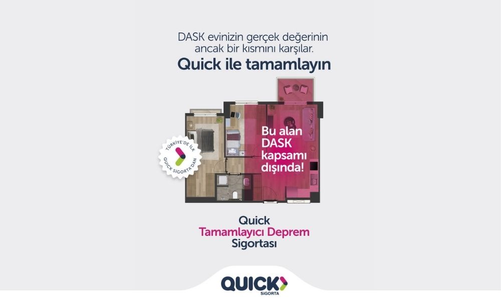 Quick Sigorta’dan Tamamlayıcı Deprem Sigortası