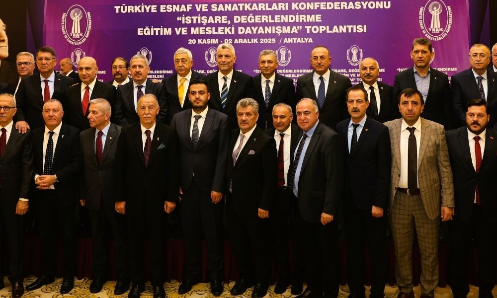 TESK Antalya’da Esnaf Buluşmasına Ev Sahipliği Yaptı