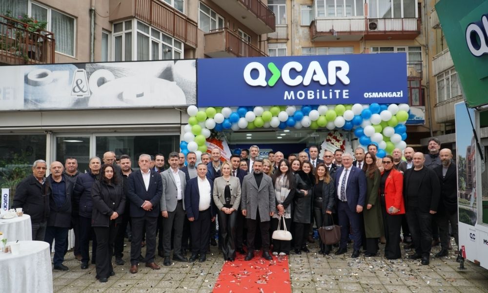 QCAR Mobilite, Bursa’daki Yeni Şubesiyle Büyümesini Sürdürüyor