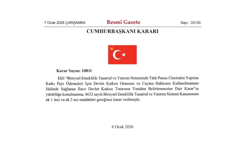 BES’te Devlet Katkısı Oranı Yüzde 20’ye Düşürüldü