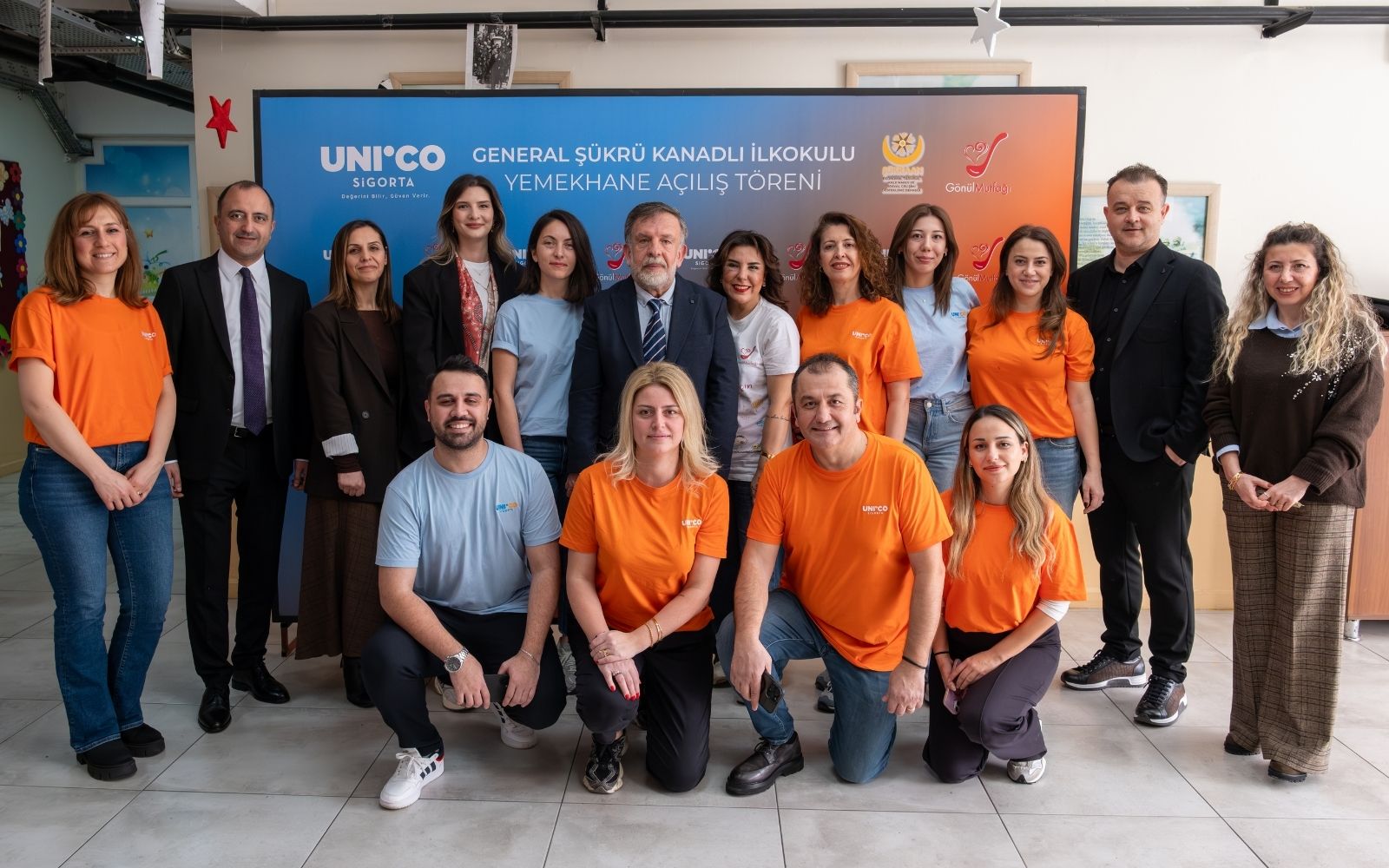 Unico Sigorta’dan Hatay’da Üçüncü Okul Yemekhanesi