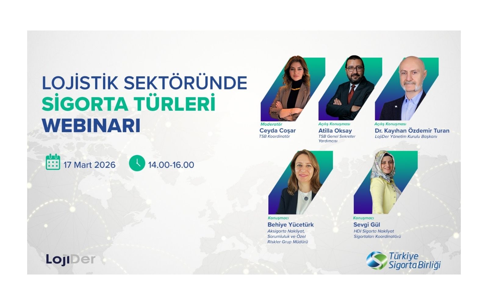 Lojistik Sektöründe Sigorta Türleri Webinarı Düzenliyor
