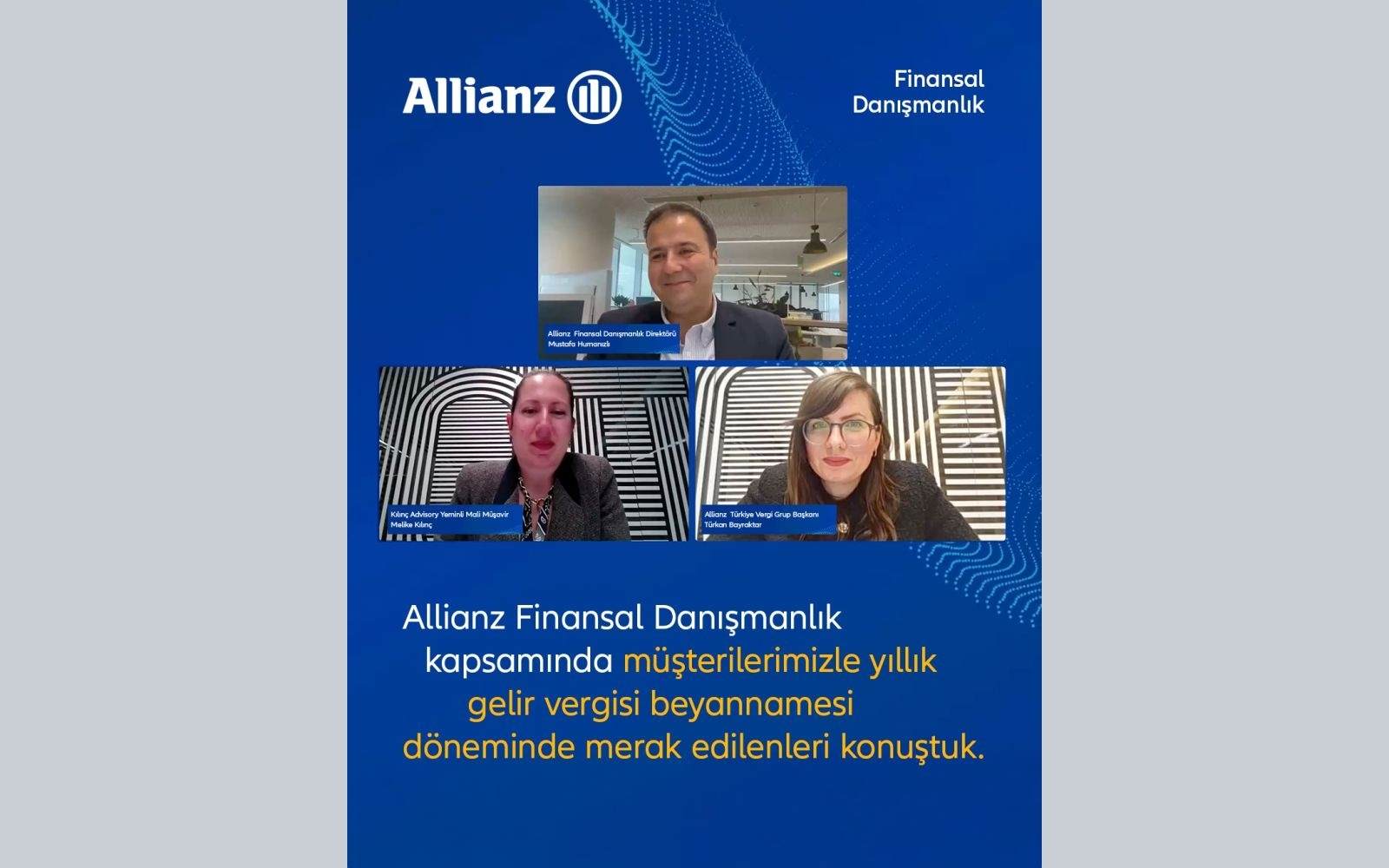 Allianz’dan Vergi Beyannamesi Bilgilendirme Webinar’ı