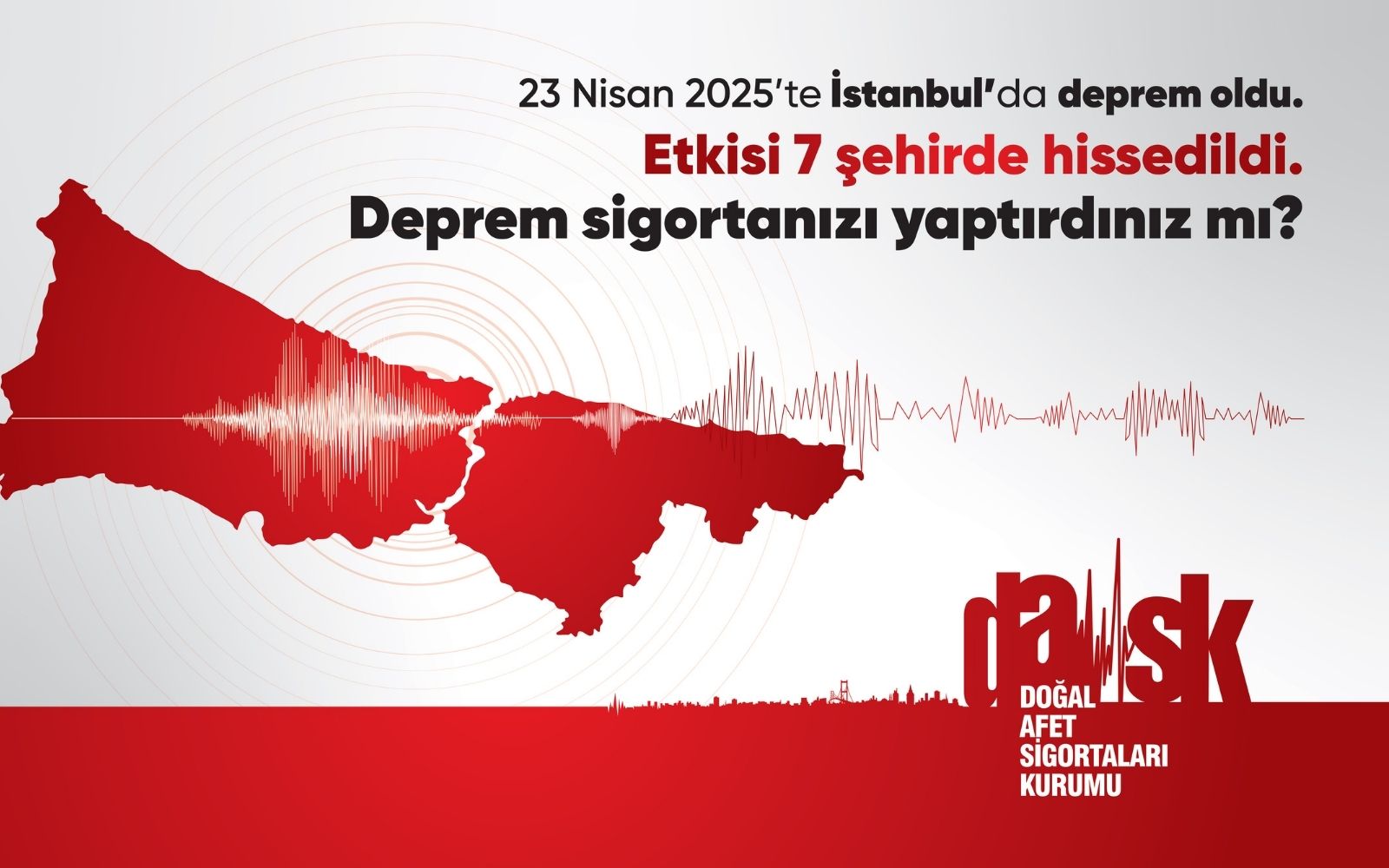 DASK’tan Marmara Depremi Öncesi Hazırlık Çağrısı
