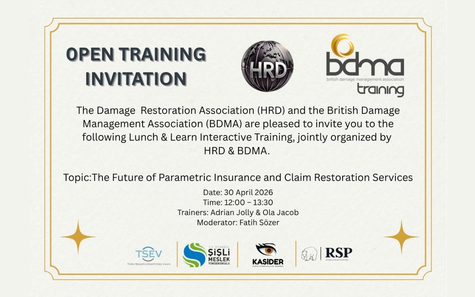 KASIDER ve HRD’den Uluslararası Eğitim Atağı