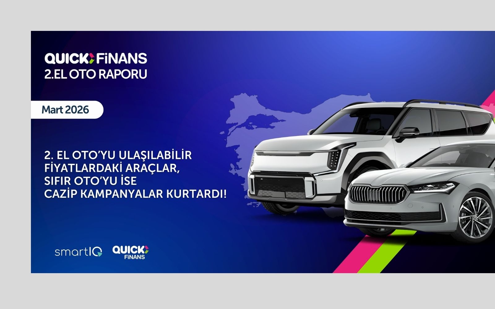 Quick Finans Mart Ayı İkinci El Oto Raporu Yayınlandı