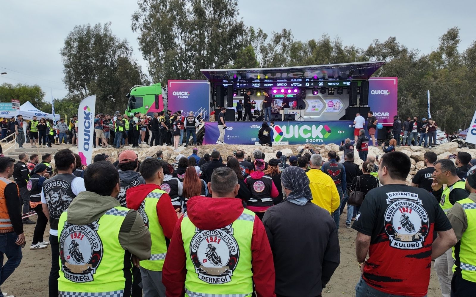 Quick Sigorta Mersin Motosiklet Festivali’ne Damga Vurdu