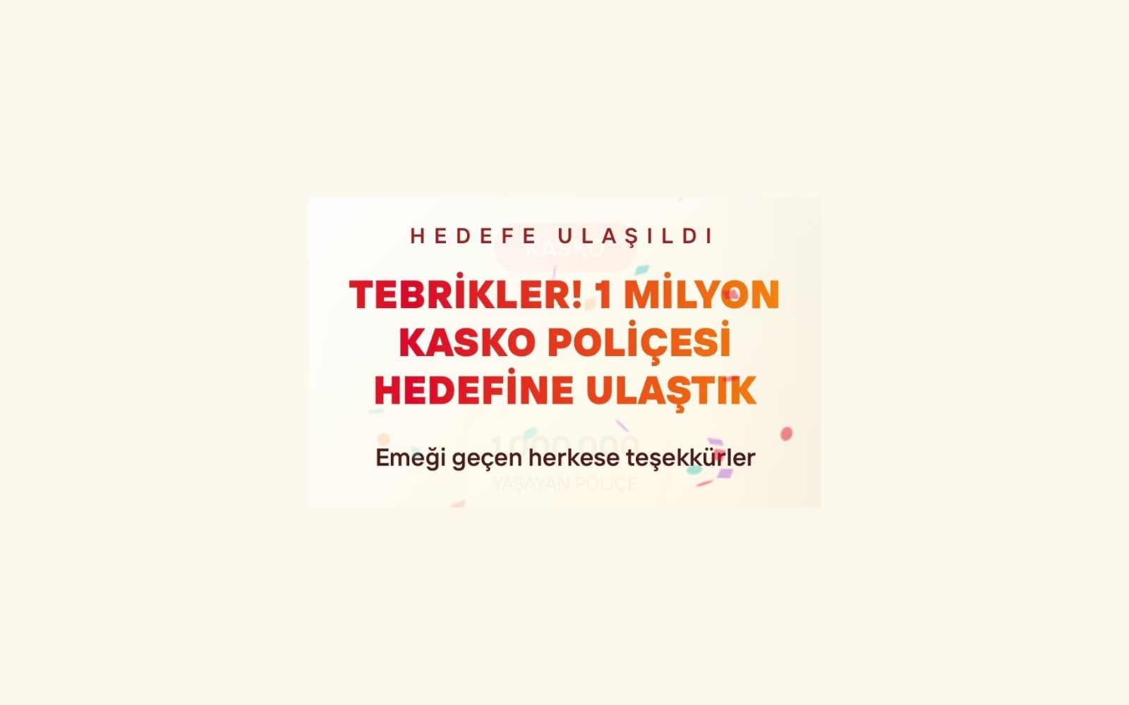 Sompo Sigorta Kasko Branşında 1 Milyon Poliçe Eşiğini Aştı