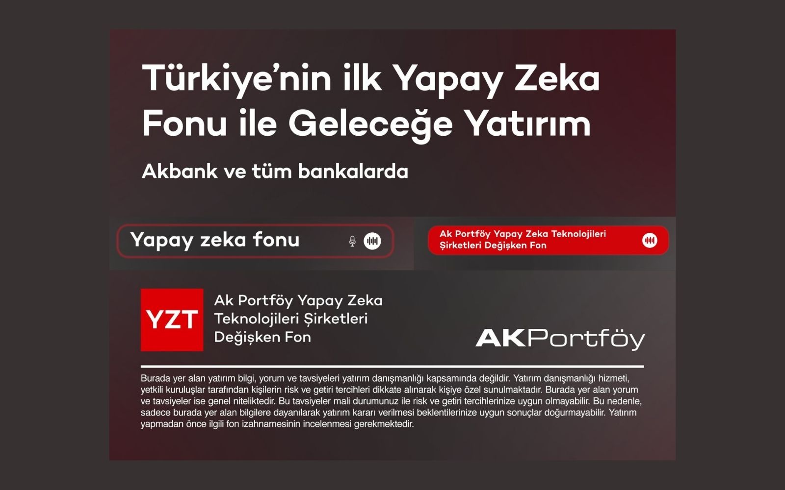 Ak Portföy’den Yapay Zeka Hamlesi