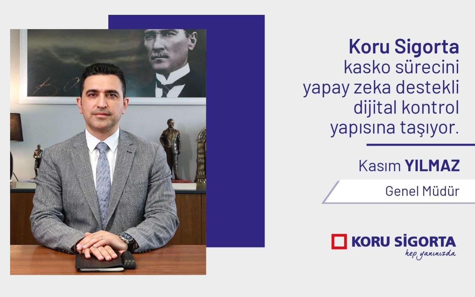 Koru Sigorta Kaskoda Yapay Zekaya Geçiyor