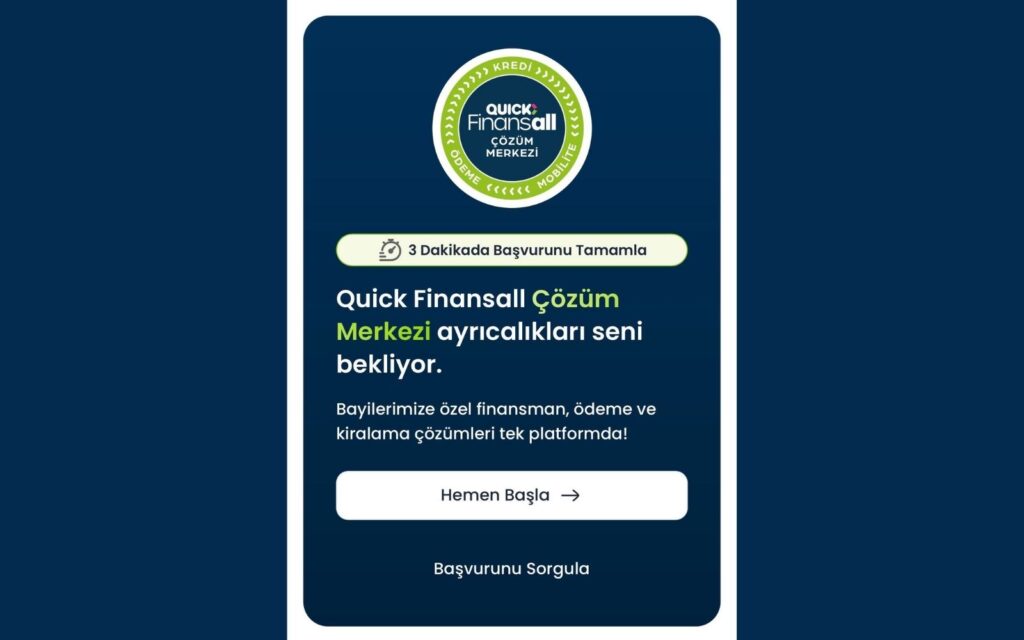Quick Finansall Çözüm Merkezleri Tanıtıldı 3 Quick Finansall Çözüm Merkezleri Tanıtıldı | 18 Haziran 2026