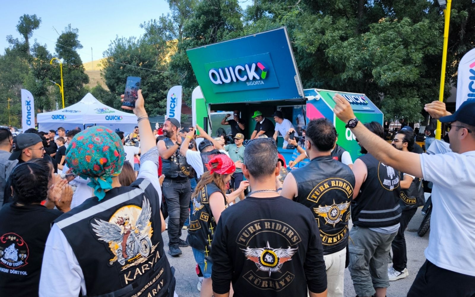 Quick Sigorta Gaziantep ve Malatya’da Motofestte