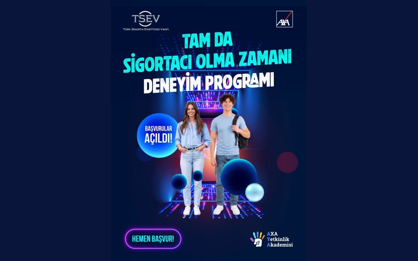 AXA Türkiye Ve TSEV’den Gençlik Programı