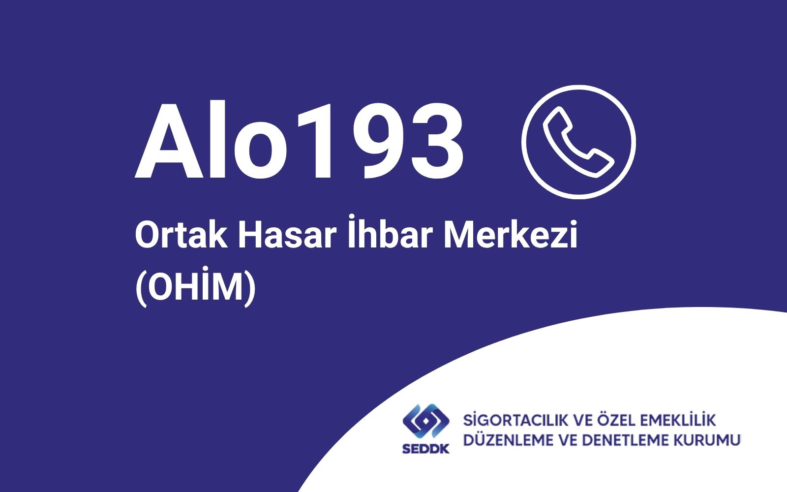 Alo193 Ortak Hasar İhbar Merkezi Hayata Geçti