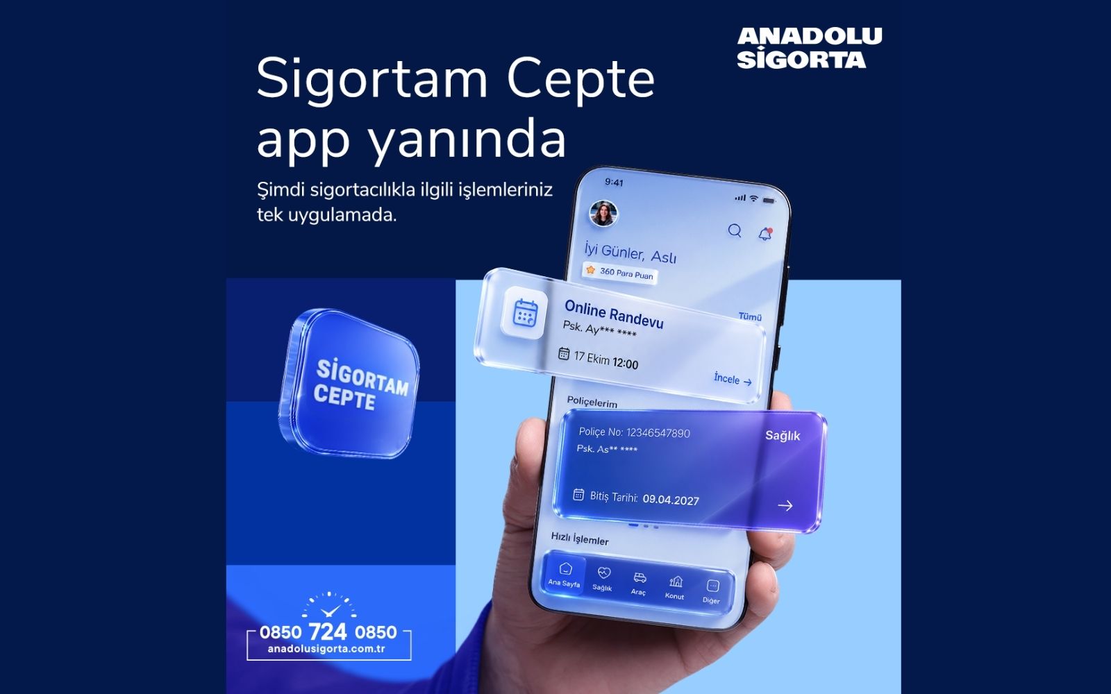 Anadolu Sigorta Mobil Uygulamasını Yeniledi