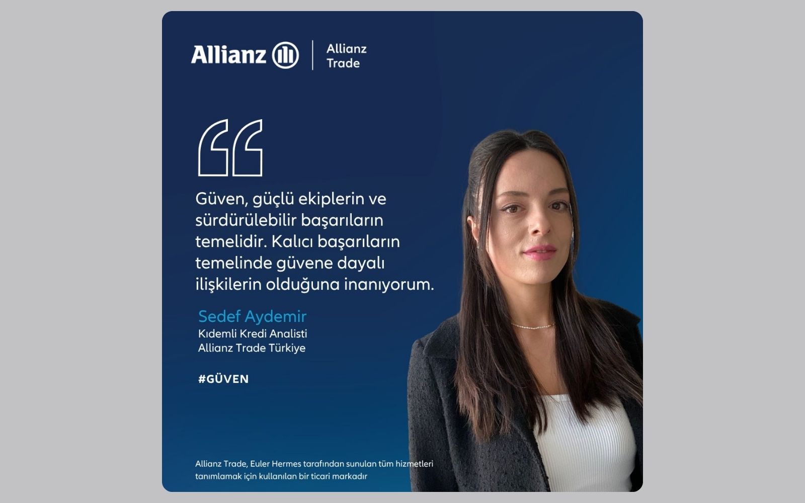 Sedef Aydemir Allianz Trade Türkiye’de