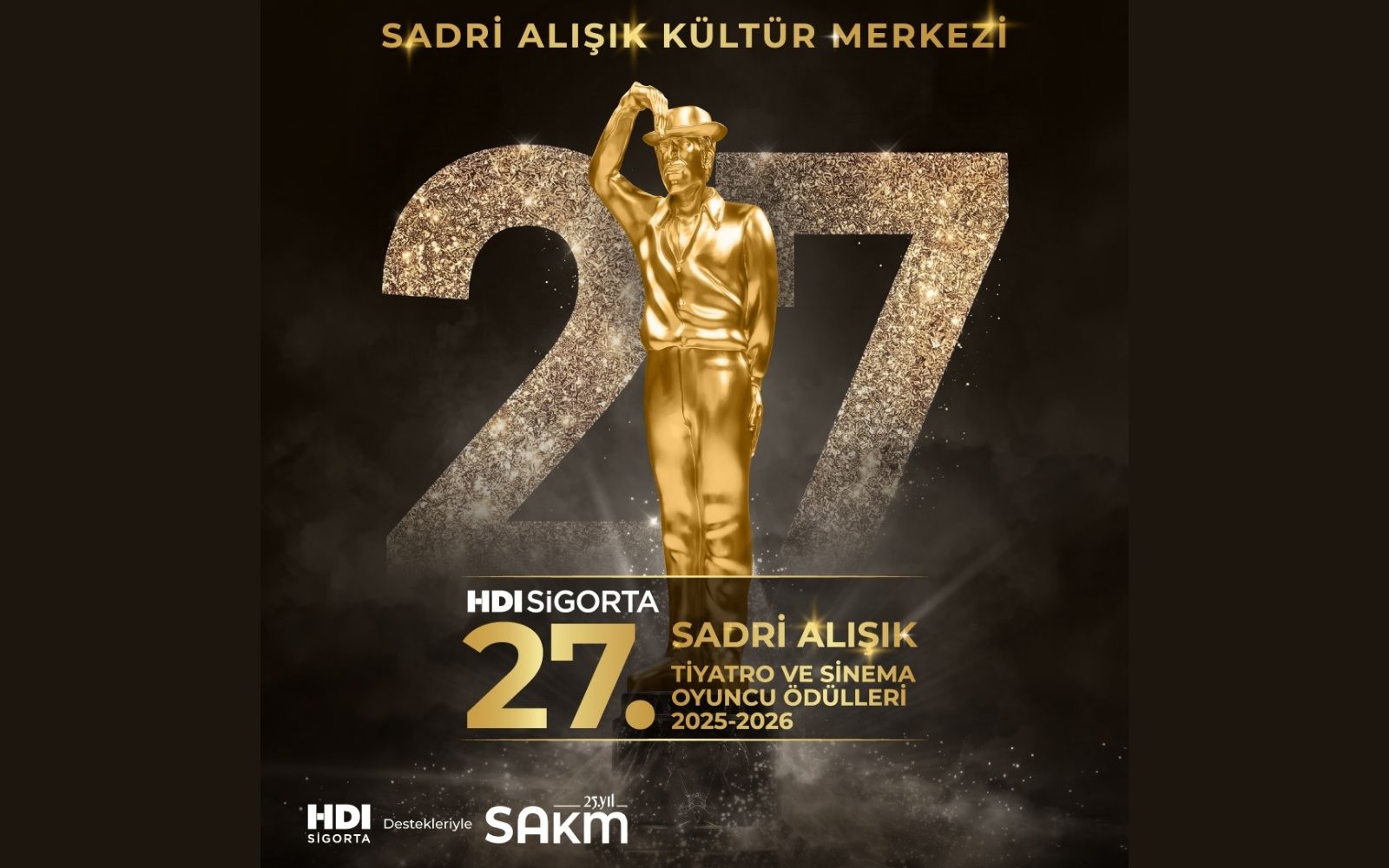 27. HDI Sigorta Sadri Alışık Tiyatro ve Sinema Oyuncu Ödülleri Adayları Açıklandı