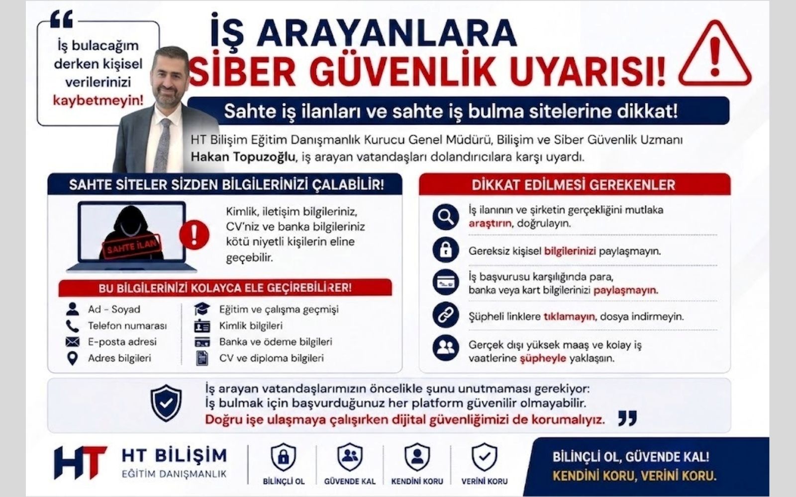 İş Arayanlar İçin Sahte İlan Uyarısı