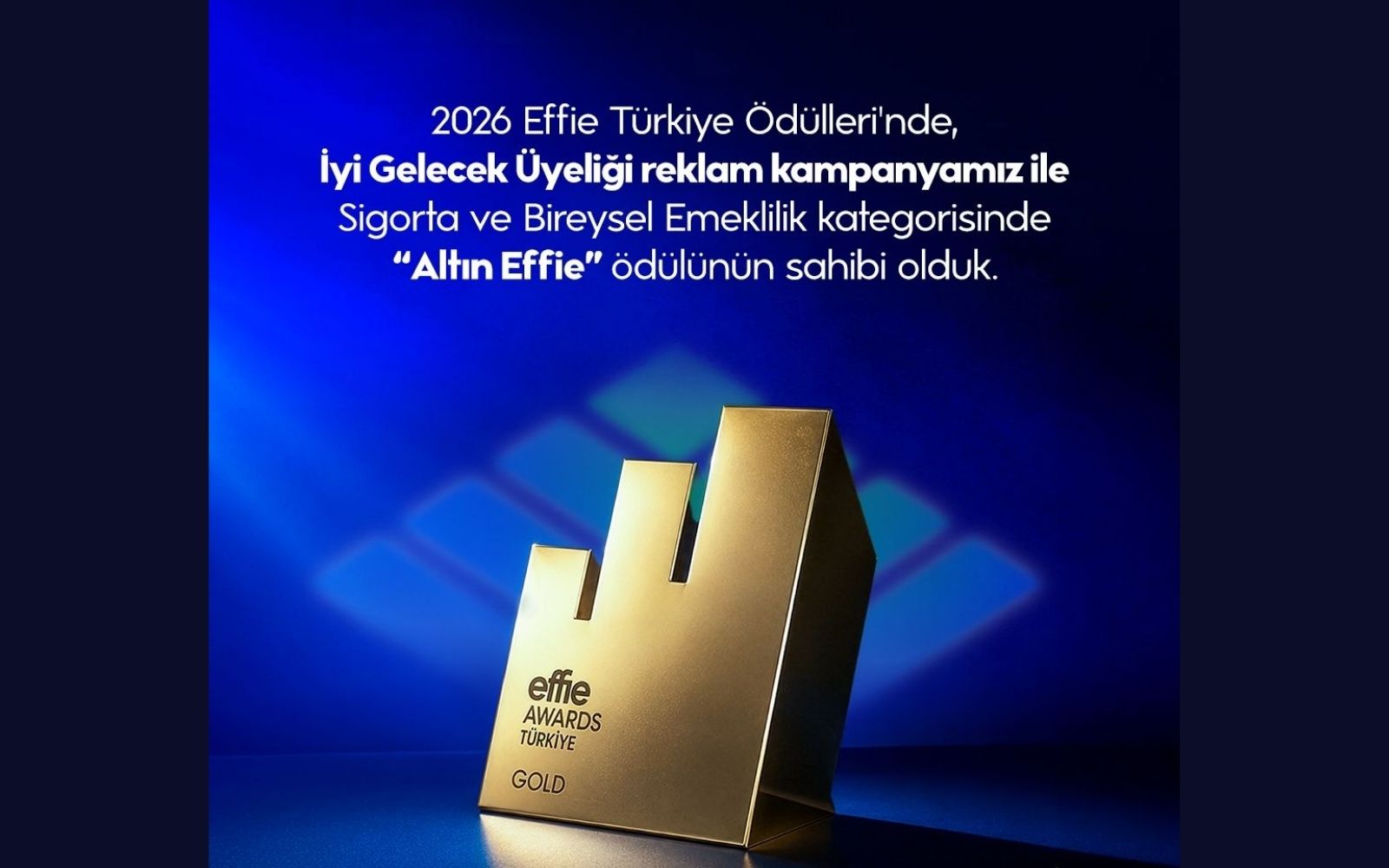 Anadolu Hayat Emeklilik’e Altın Effie Ödülü