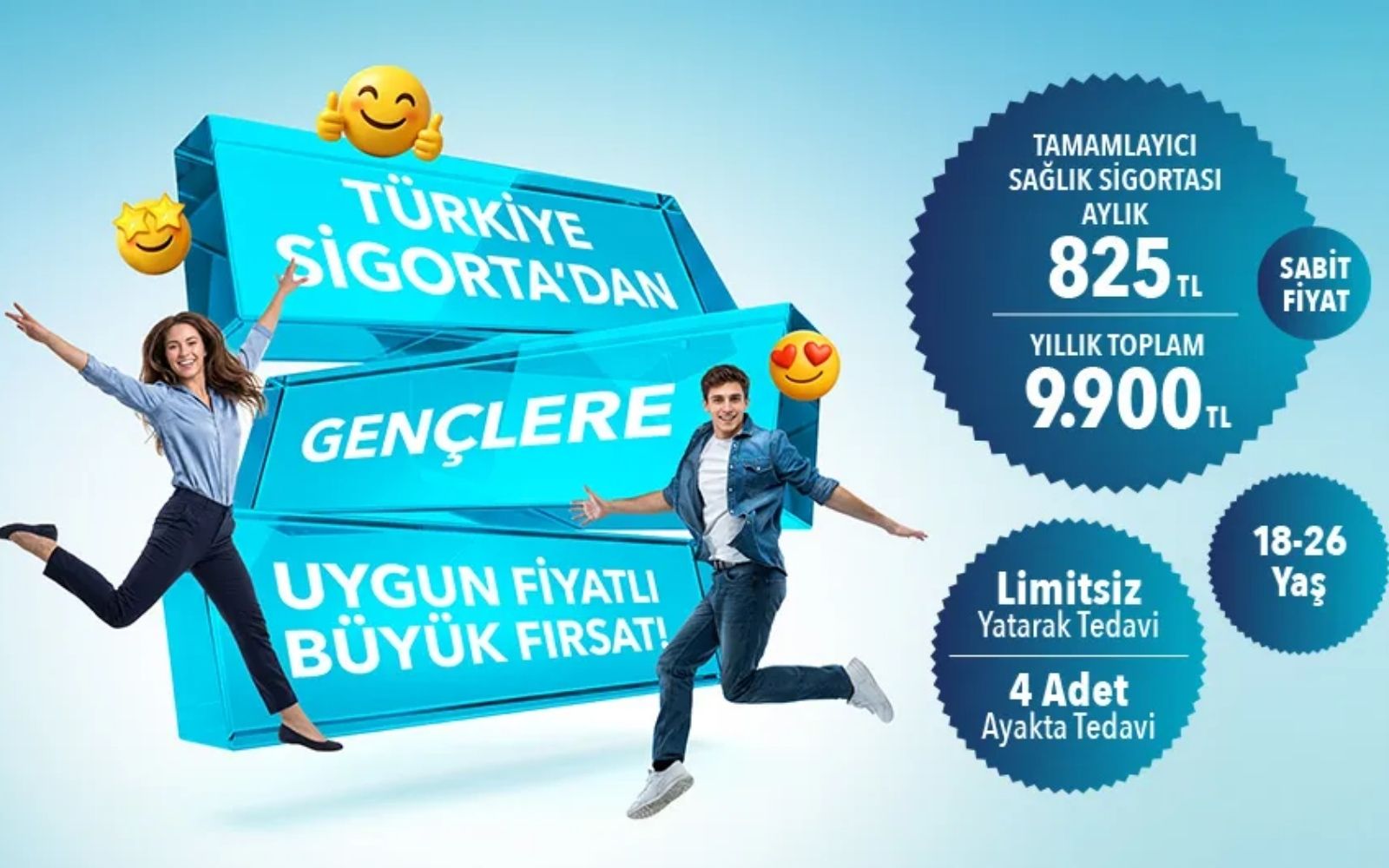 Gençlere Özel Tamamlayıcı Sağlık Sigortası Kampanyası