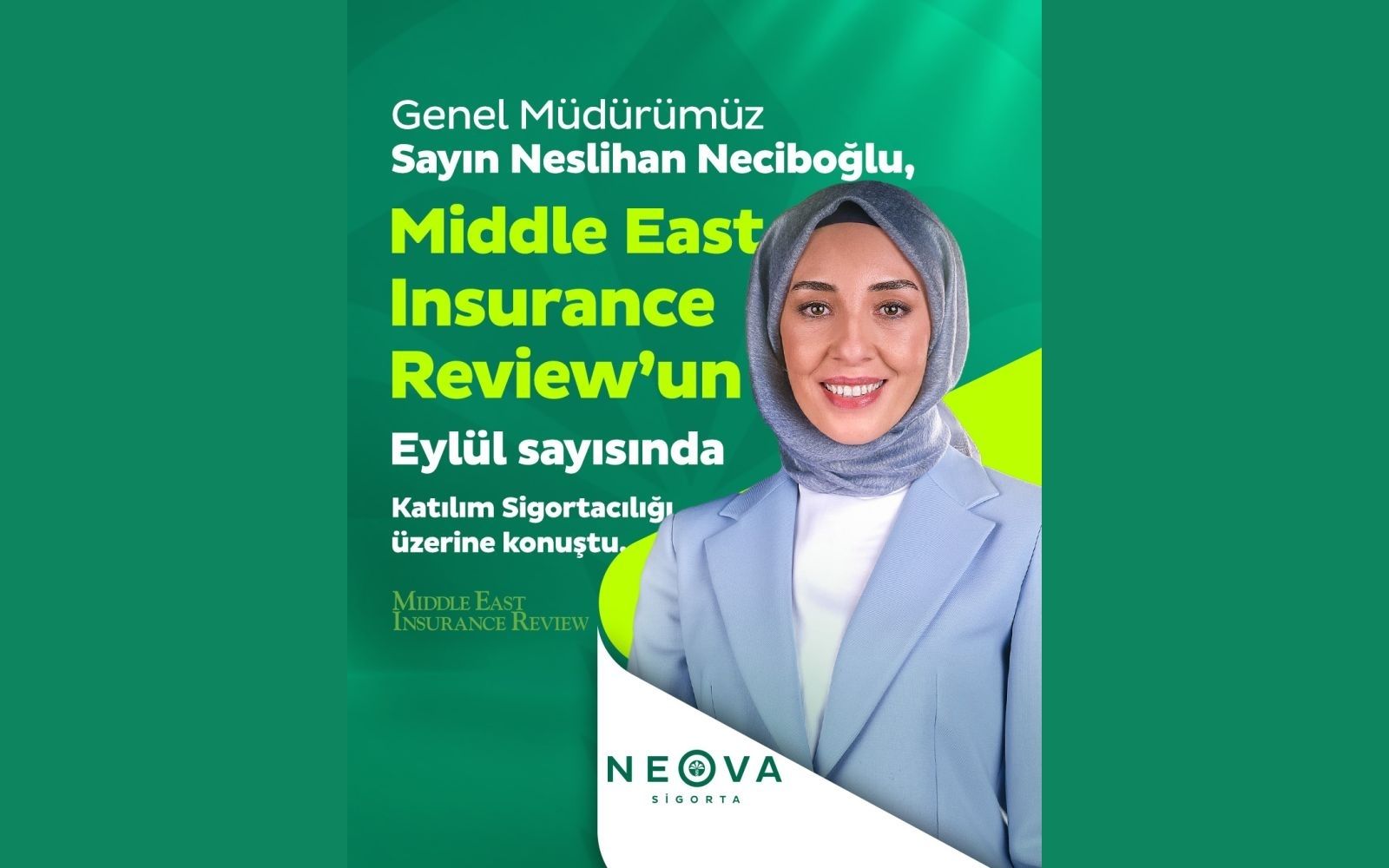 Neslihan Neciboğlu MEIR Dergisine Konuk Oldu