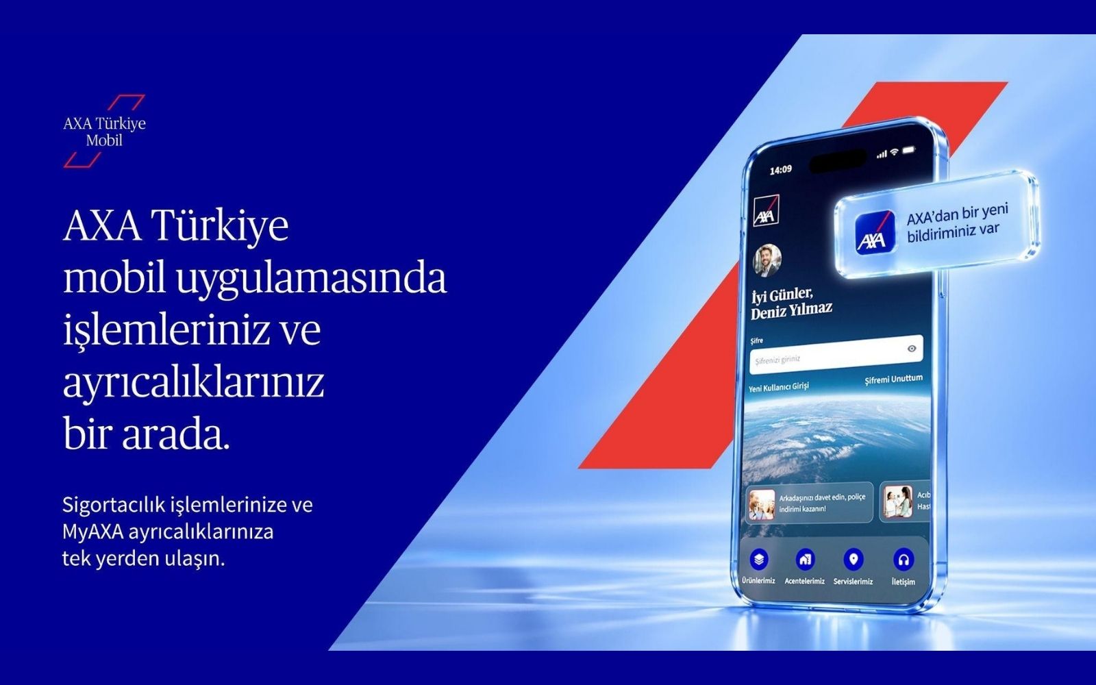AXA Türkiye Mobil Yenilendi