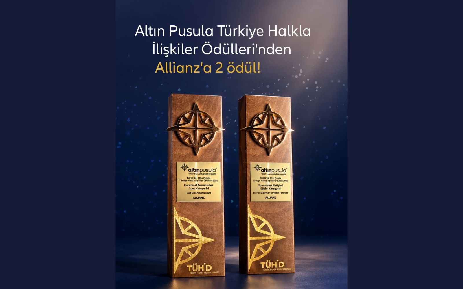 Allianz Türkiye Altın Pusula Ödülü Aldı