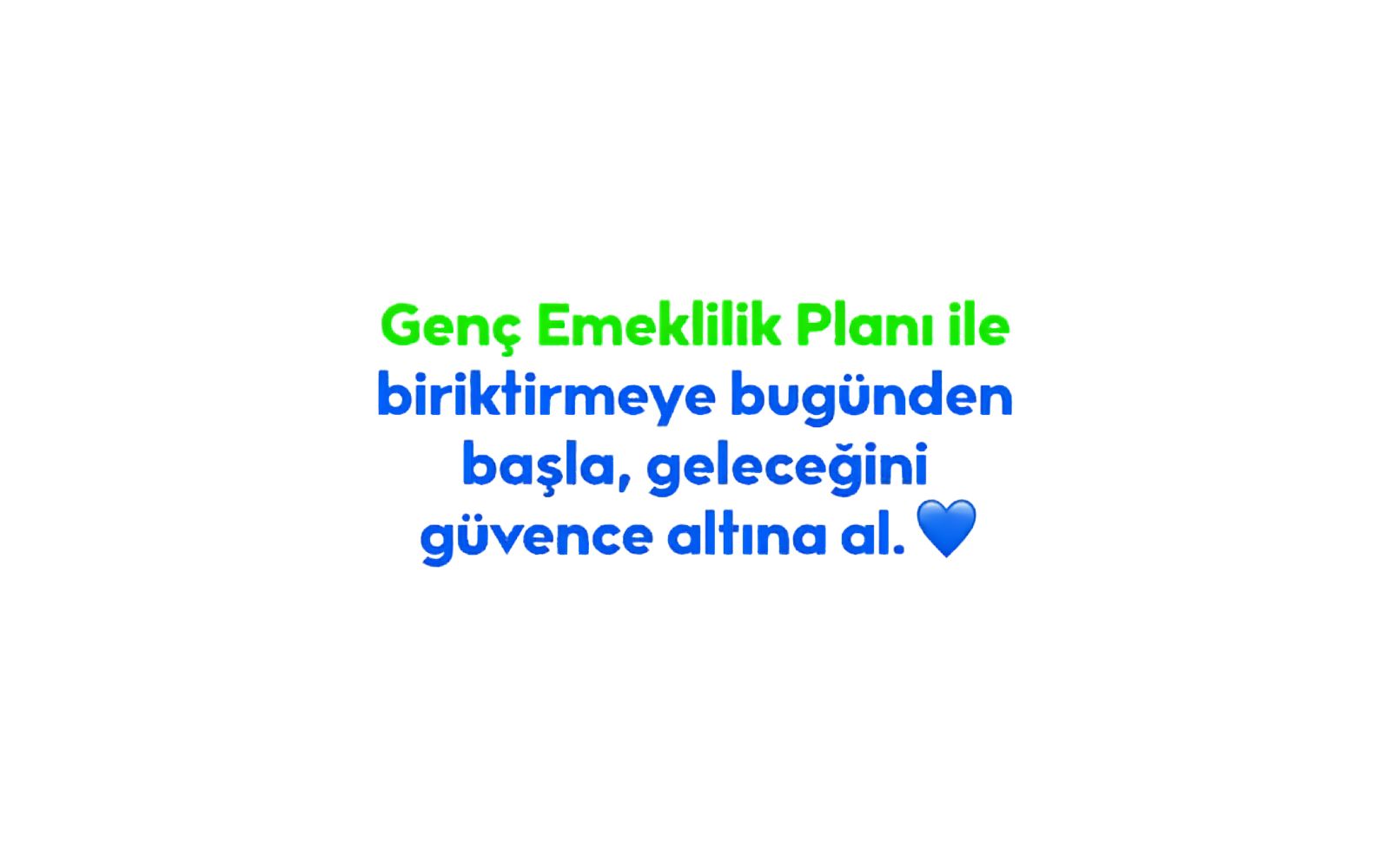 Anadolu Hayat Emeklilik, Genç Emeklilik Planını Duyurdu