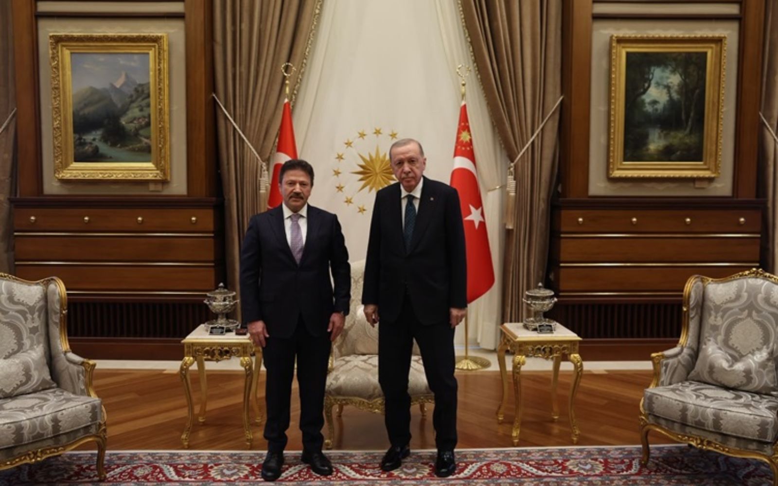 Cumhurbaşkanı Erdoğan, Mehmet Yiğiner’i Kabul Etti