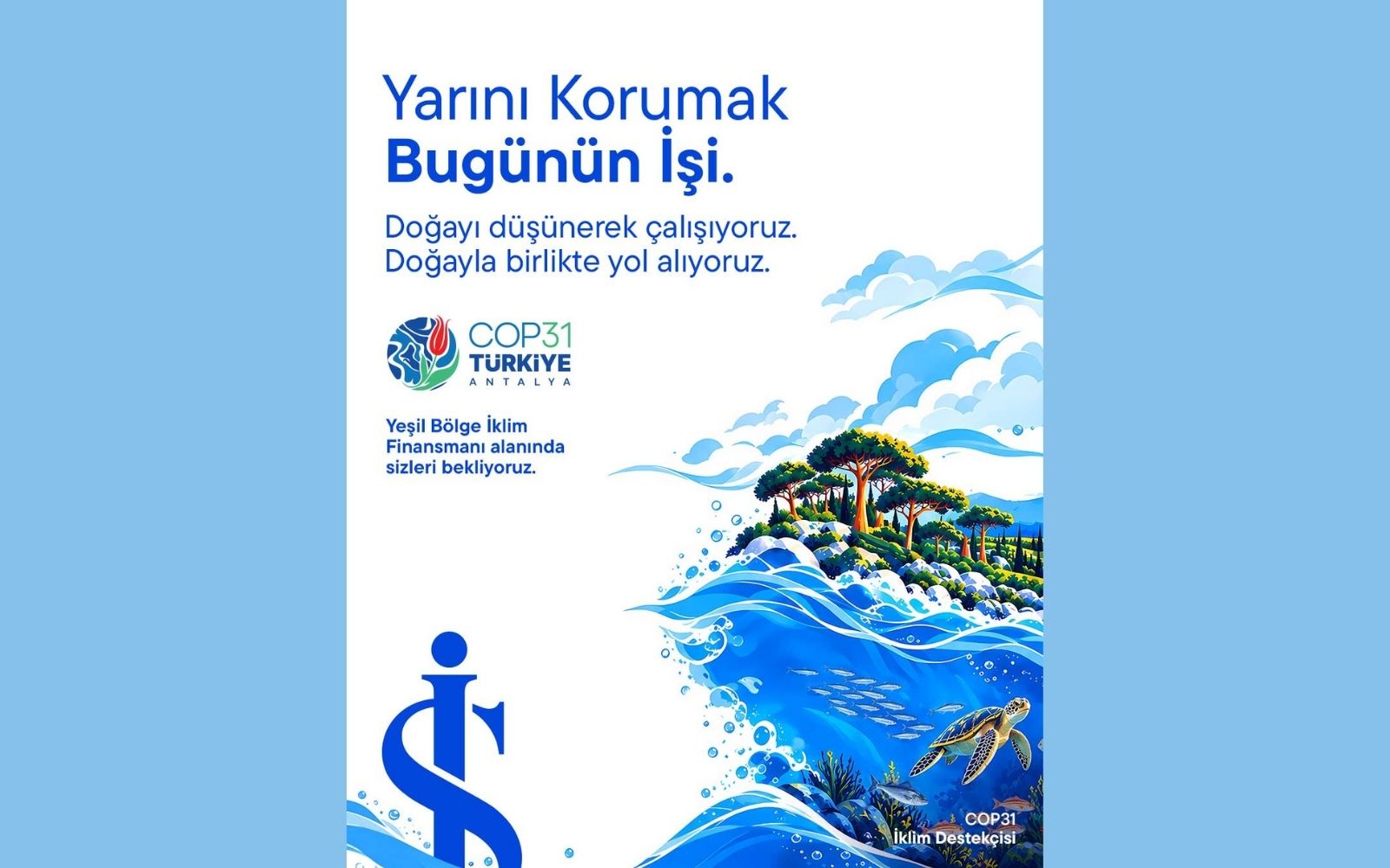 İş Bankası COP31 İklim Destekçisi Oldu