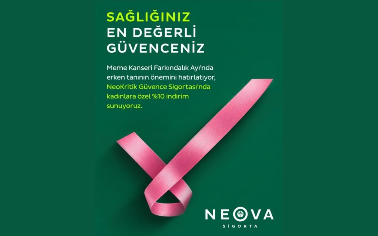 Neova Sigorta’dan Meme Kanseri Farkındalık Kampanyası