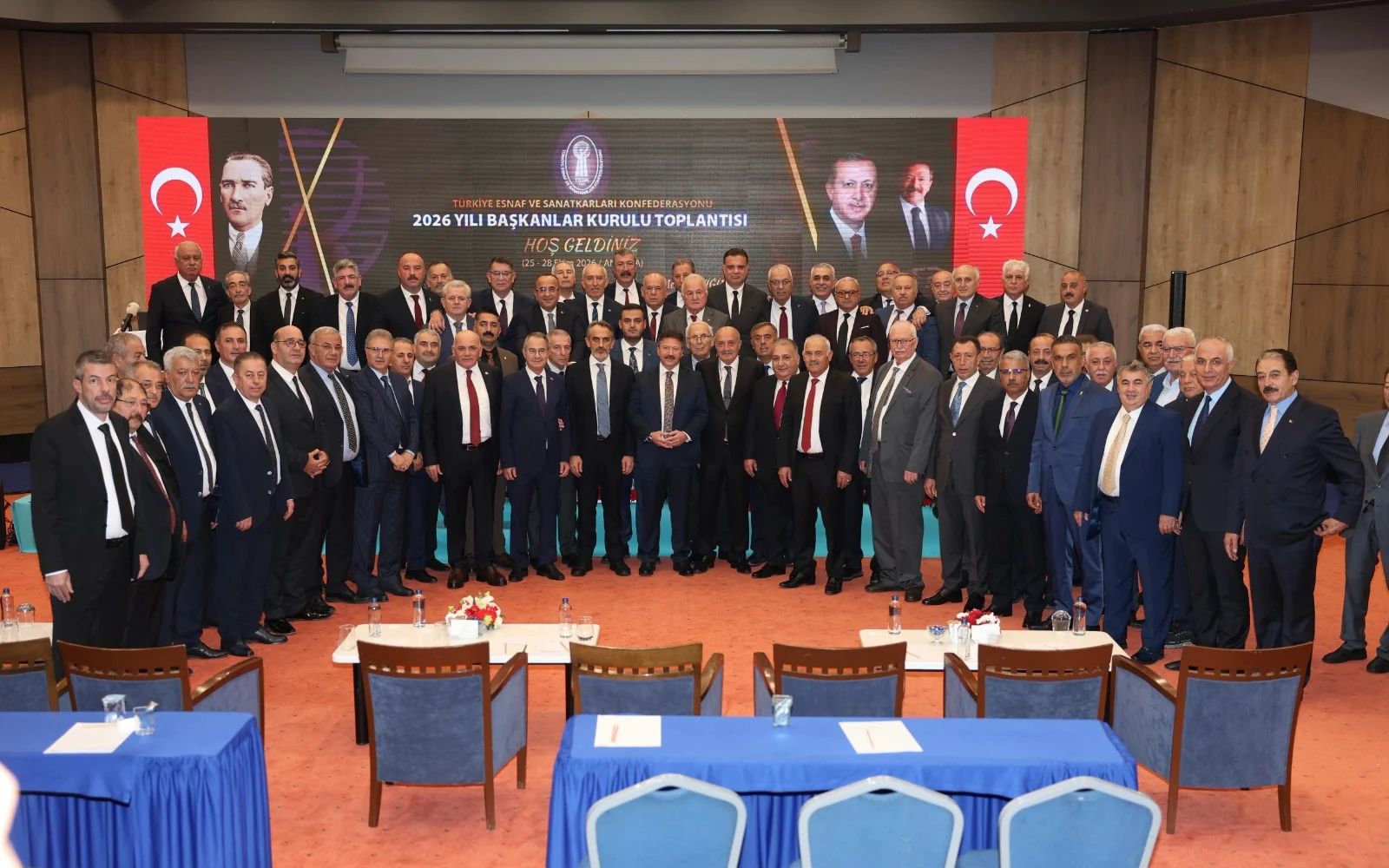 TESK Başkanlar Kurulu Toplantısını Antalya’da Gerçekleştirdi