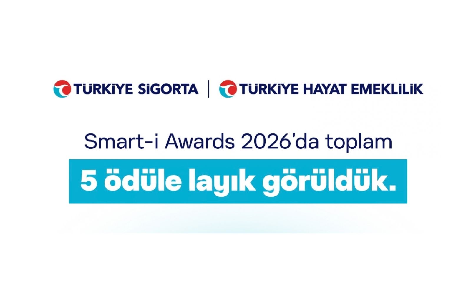 Türkiye Sigorta ve Türkiye Hayat Emeklilik’e 5 Ödül Birden