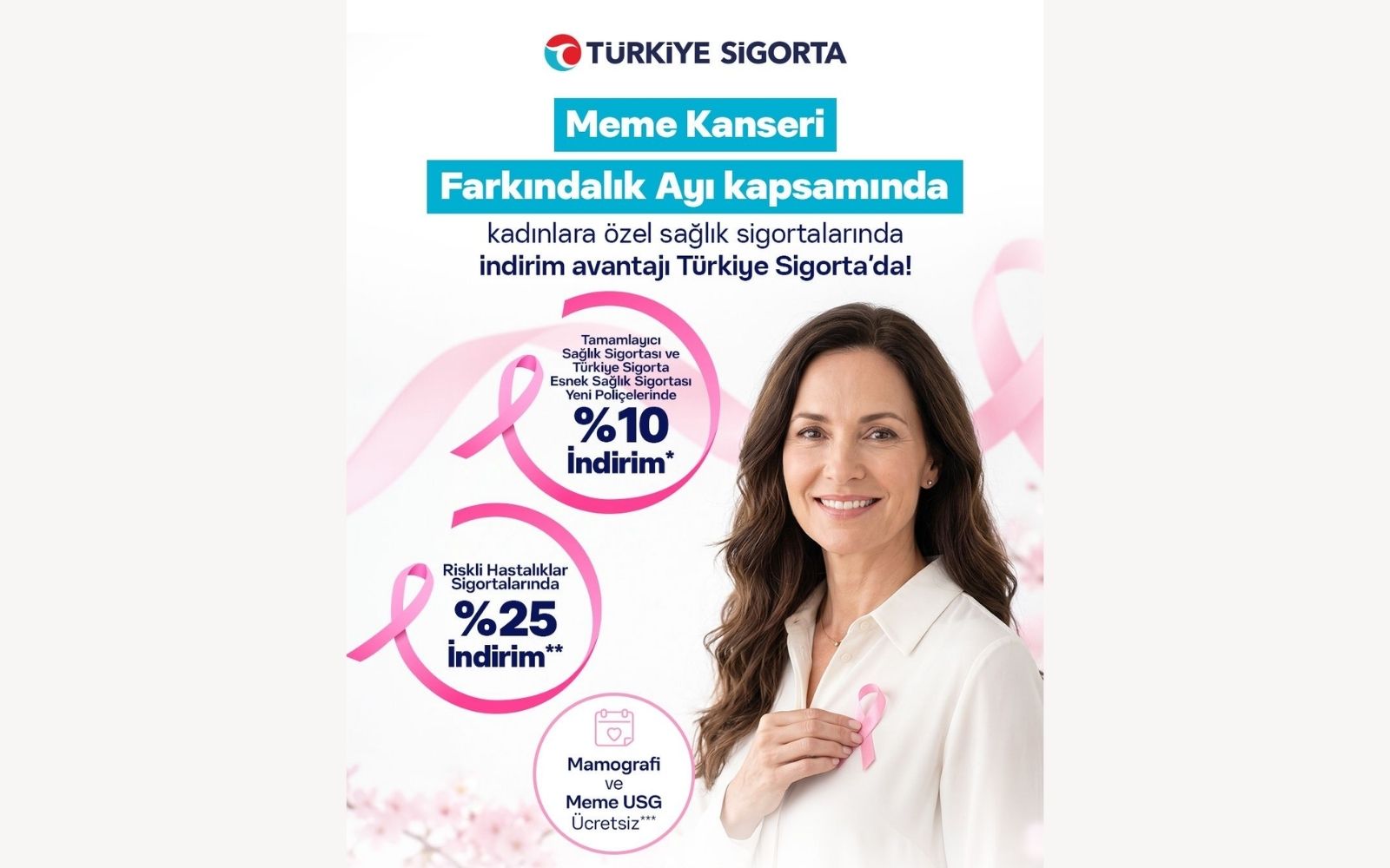 Türkiye Sigorta’dan Kadınlara Özel Sağlık İndirimi